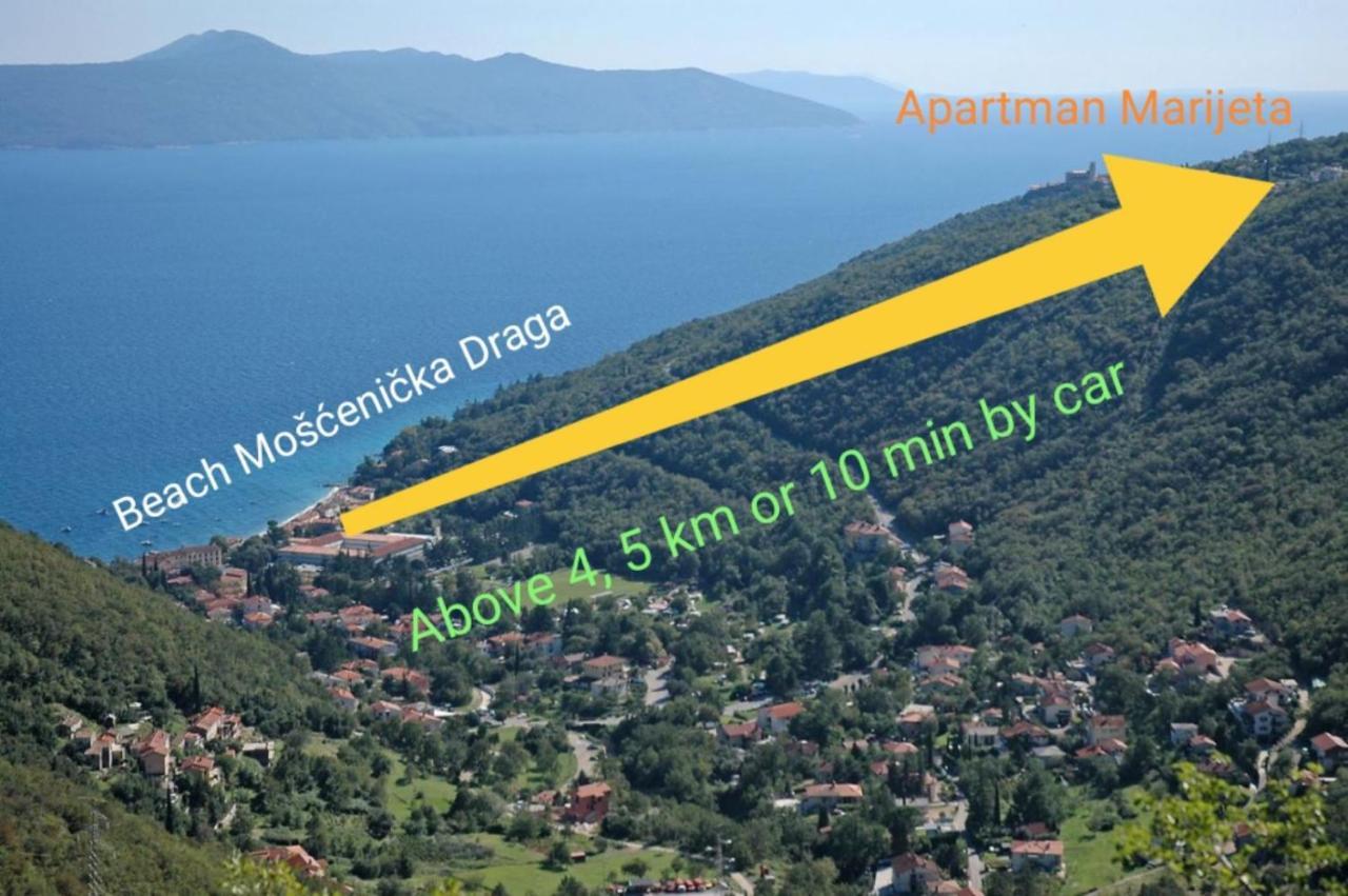 Apartman Marijeta Mošćenička Draga Buitenkant foto
